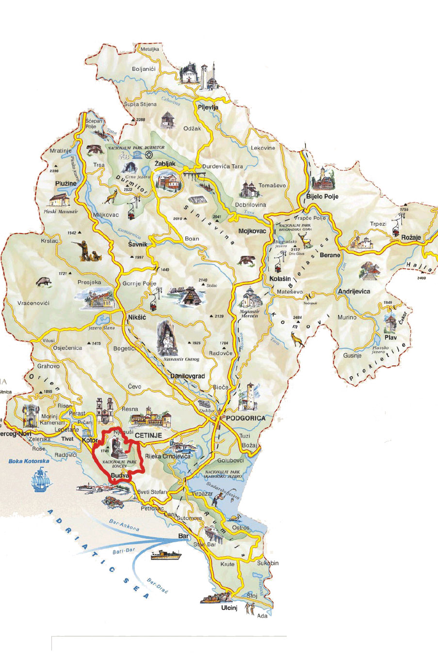 montenegro tour
